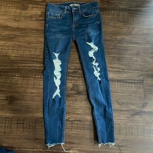 size 00 wild fable ripped skinny jeans from target